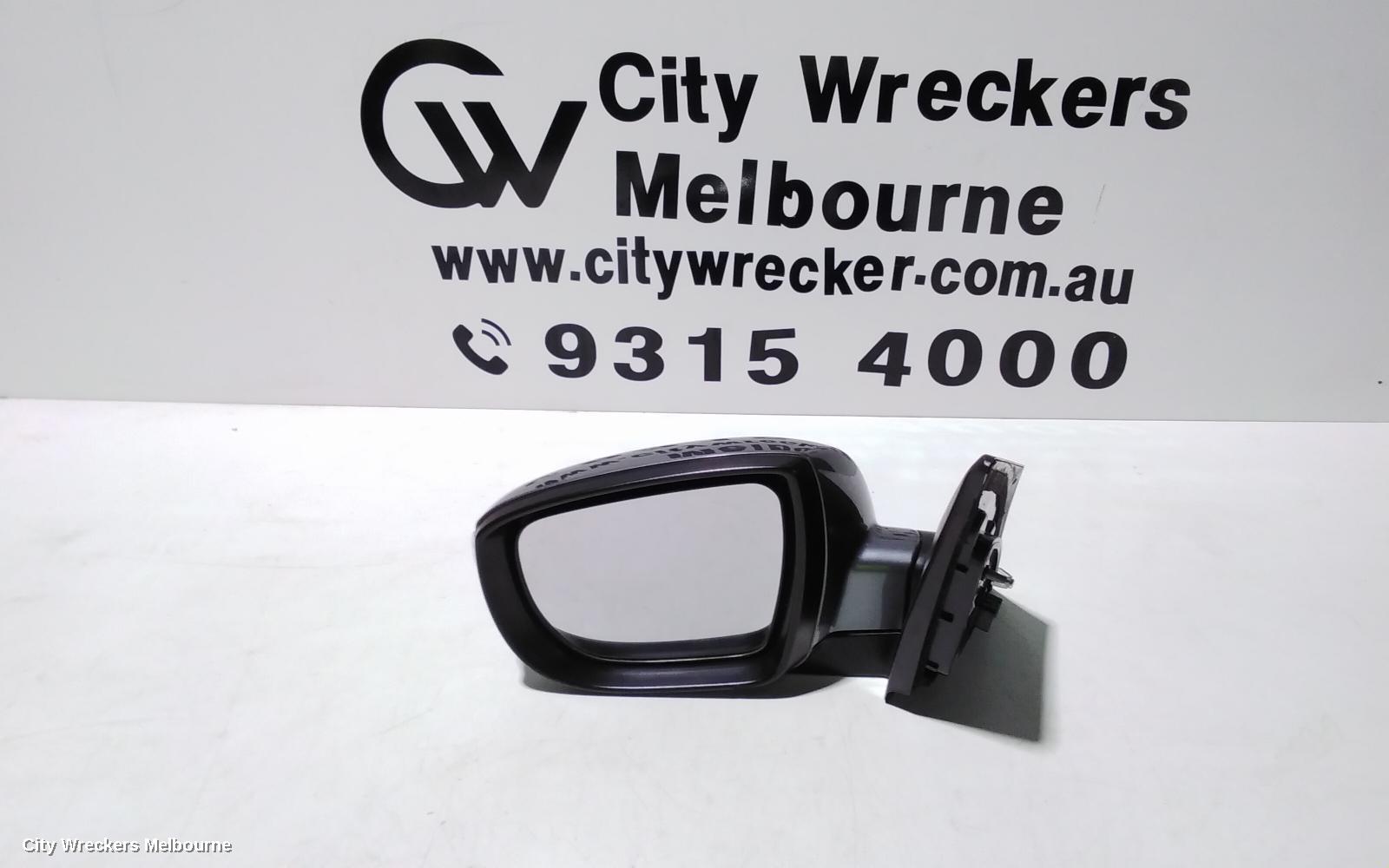 HYUNDAI IX35 LEFT DOOR MIRROR, LM SERIES, POWER FOLD (8 PIN), 11/2009 - 01/2016