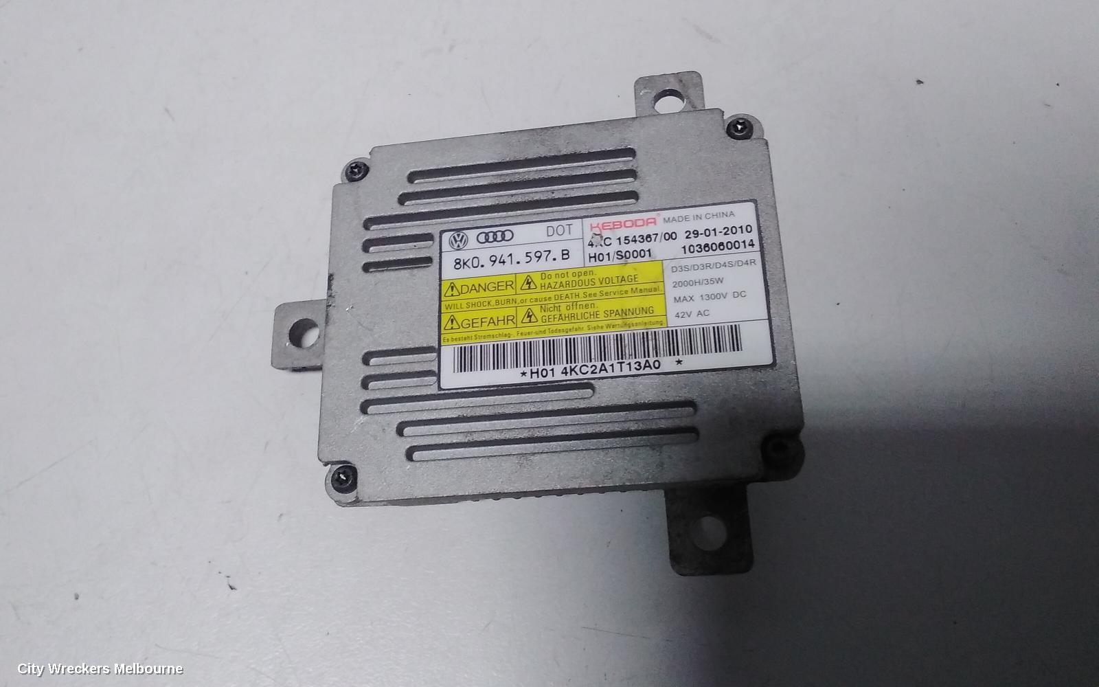 AUDI A4 LEFT HEADLAMP, B7, A4, XENON, NON AFS, CLEAR INDICATOR TYPE, 08/2004 - 07/2009