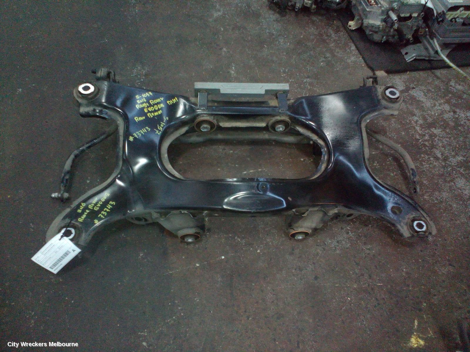 LAND ROVER RANGEROVER EVOQUE R BEAM/CRADLE/XMEMBR, L538, 11/2011 - 01/2019