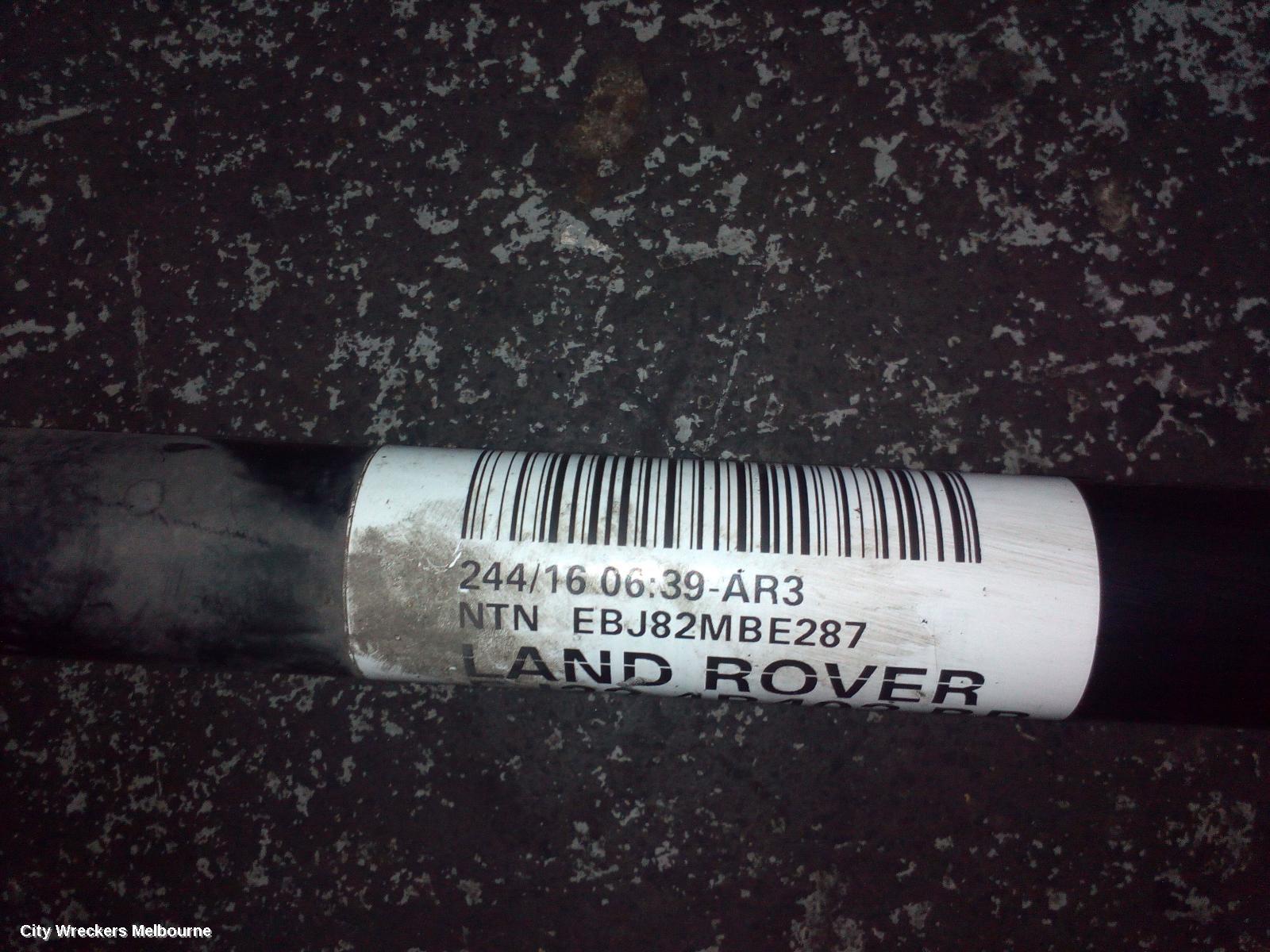 LAND ROVER RANGEROVER EVOQUE LEFT DRIVESHAFT, REAR, EFFICIENT DRIVELINE, L538, 11/2011 - 01/2019