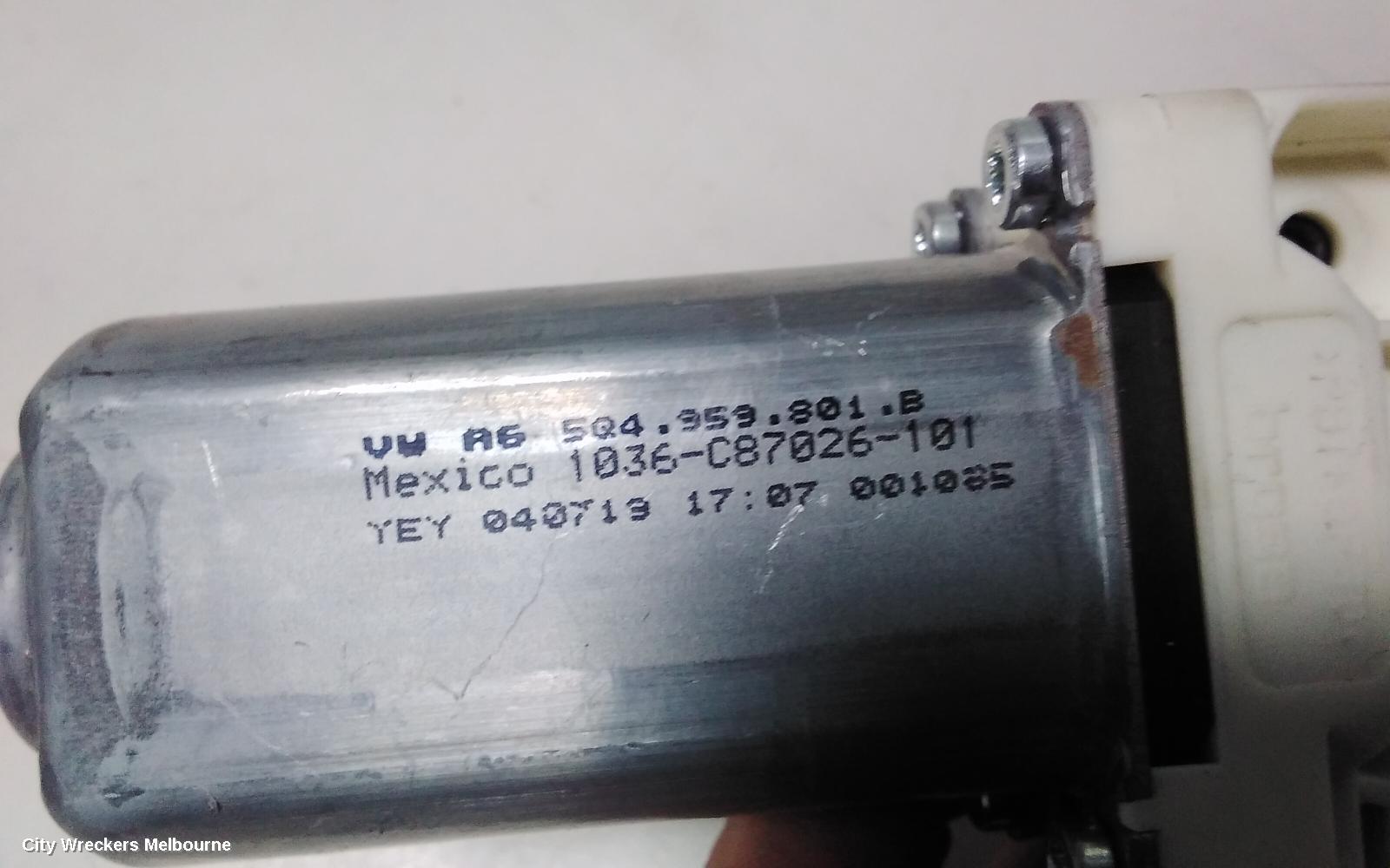 VOLKSWAGEN TIGUAN RIGHT FRONT WINDOW REG/MOTOR, DOOR REG ASSY (REG AND MOTOR), 5NA, 06/2016 ONWARDS