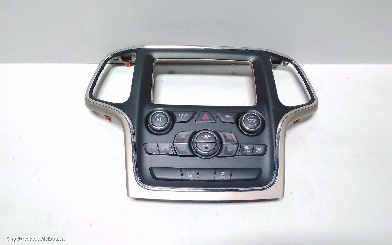 JEEP GRANDCHEROKEE HEATER/AC CONTROLS, DUAL ZONE CLIMATE CONTROL, NON SEAT COOLING TYPE, WK, 10/2010 - 03/2013