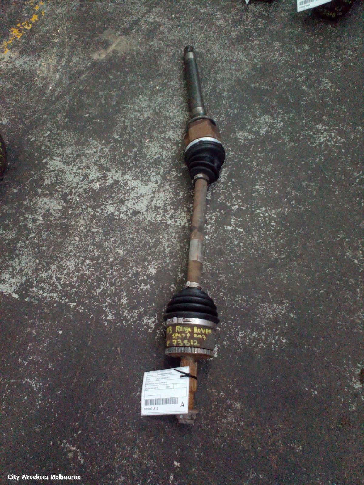 LAND ROVER RANGEROVER SPORT RIGHT DRIVESHAFT, FRONT, DIESEL, L320, 08/2005 - 05/2013