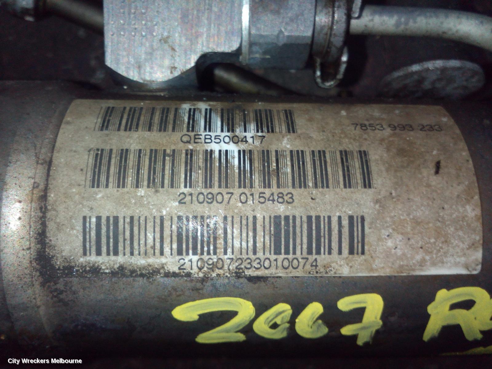 LAND ROVER RANGEROVER SPORT STEERING BOX/RACK, L320, 08/2005 - 12/2013