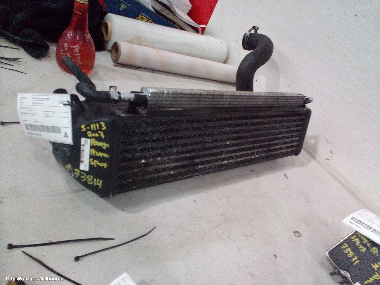 LAND ROVER RANGEROVER SPORT INTERCOOLER, L320, 08/2005 - 12/2013