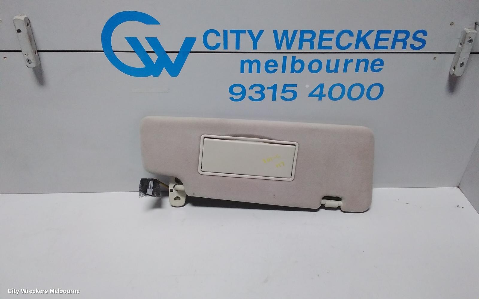 LAND ROVER RANGEROVER SPORT SUNVISOR, L320, LH SIDE, 08/2005 - 12/2013