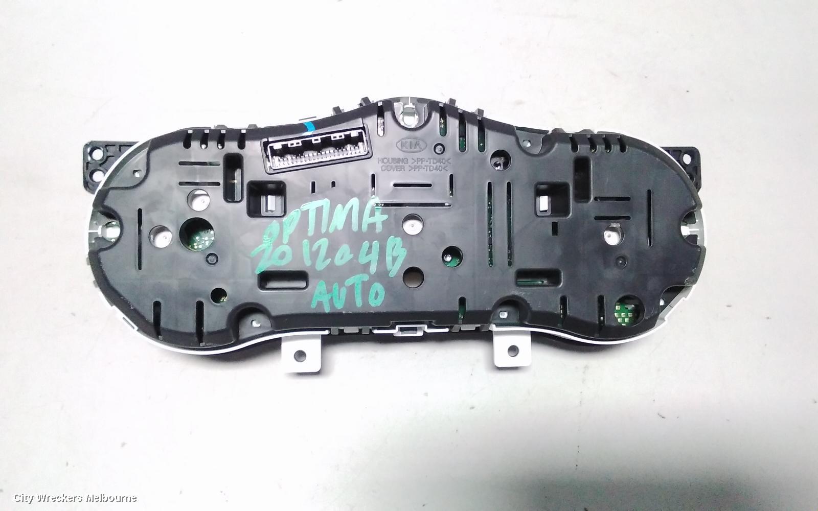 KIA OPTIMA INSTRUMENT CLUSTER, TF, SI/SLI, 01/2011 - 10/2015