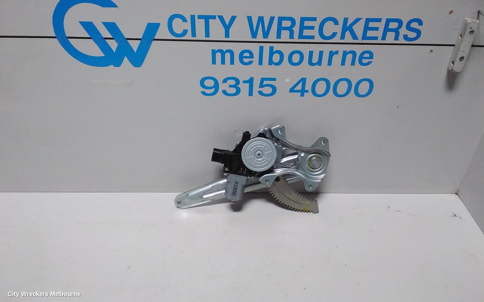 SUBARU LIBERTY RIGHT REAR WND REG/MOTOR, 6TH GEN, 08/2014 ONWARDS