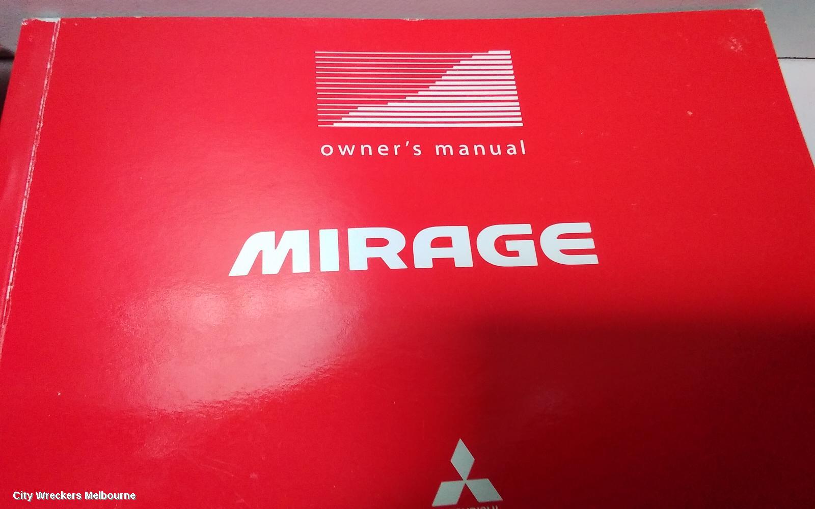 MITSUBISHI MIRAGE OWNERS HANDBOOK, LA, 12/2012 ONWARDS