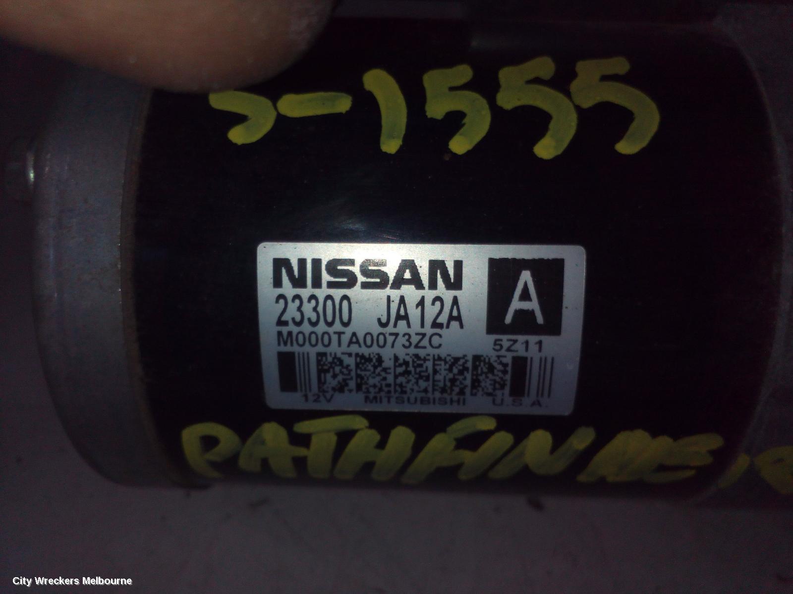 NISSAN PATHFINDER STARTER, PETROL, 3.5, VQ35, R52, 10/2013 - 04/2021