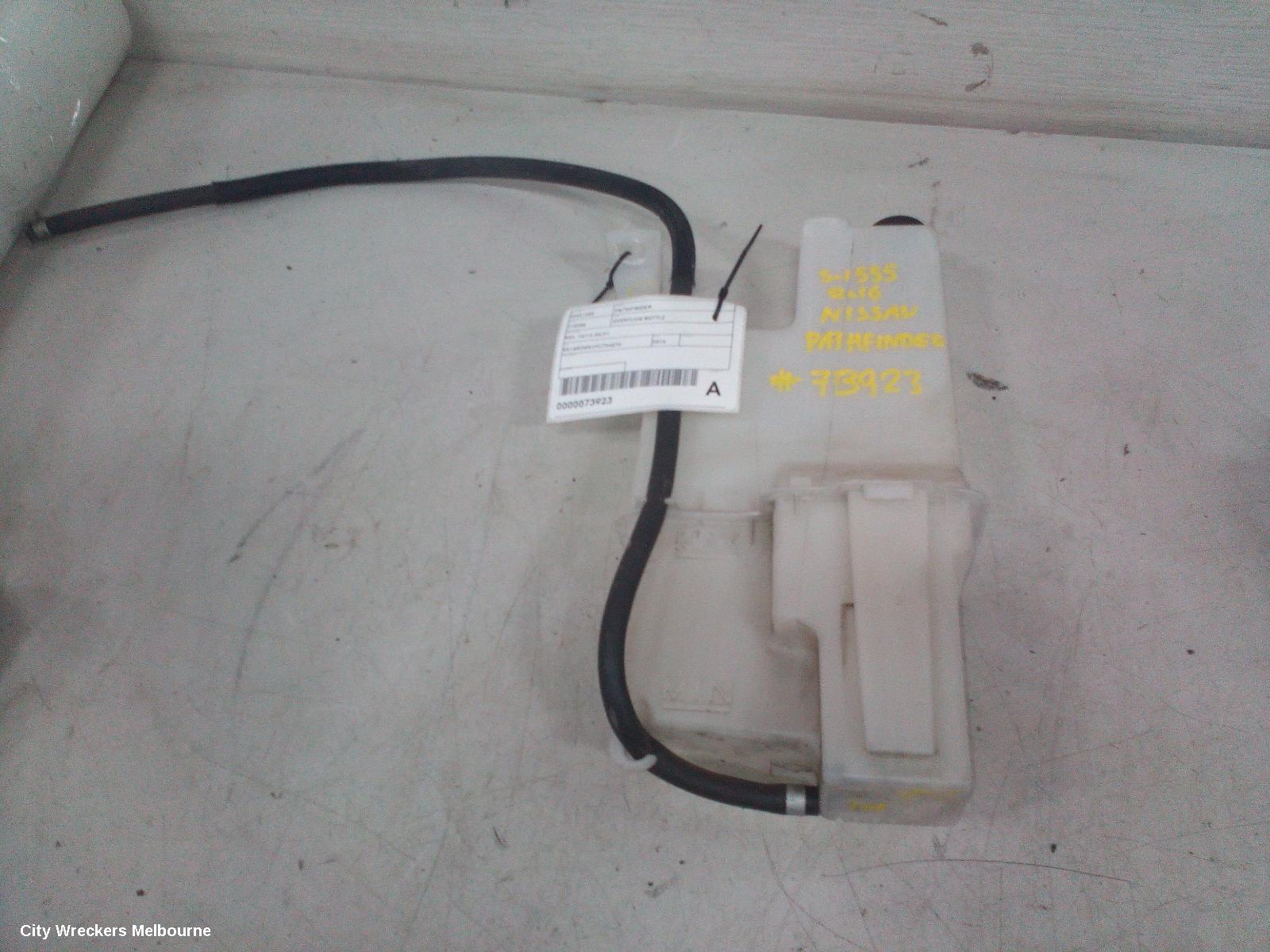 NISSAN PATHFINDER OVERFLOW BOTTLE, R52, 06/2013 - 04/2021