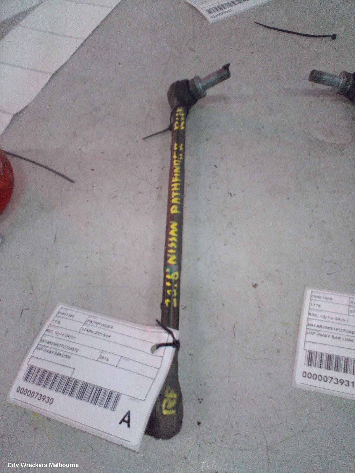 NISSAN PATHFINDER STABILISER BAR, R52, 06/2013 - 04/2021
