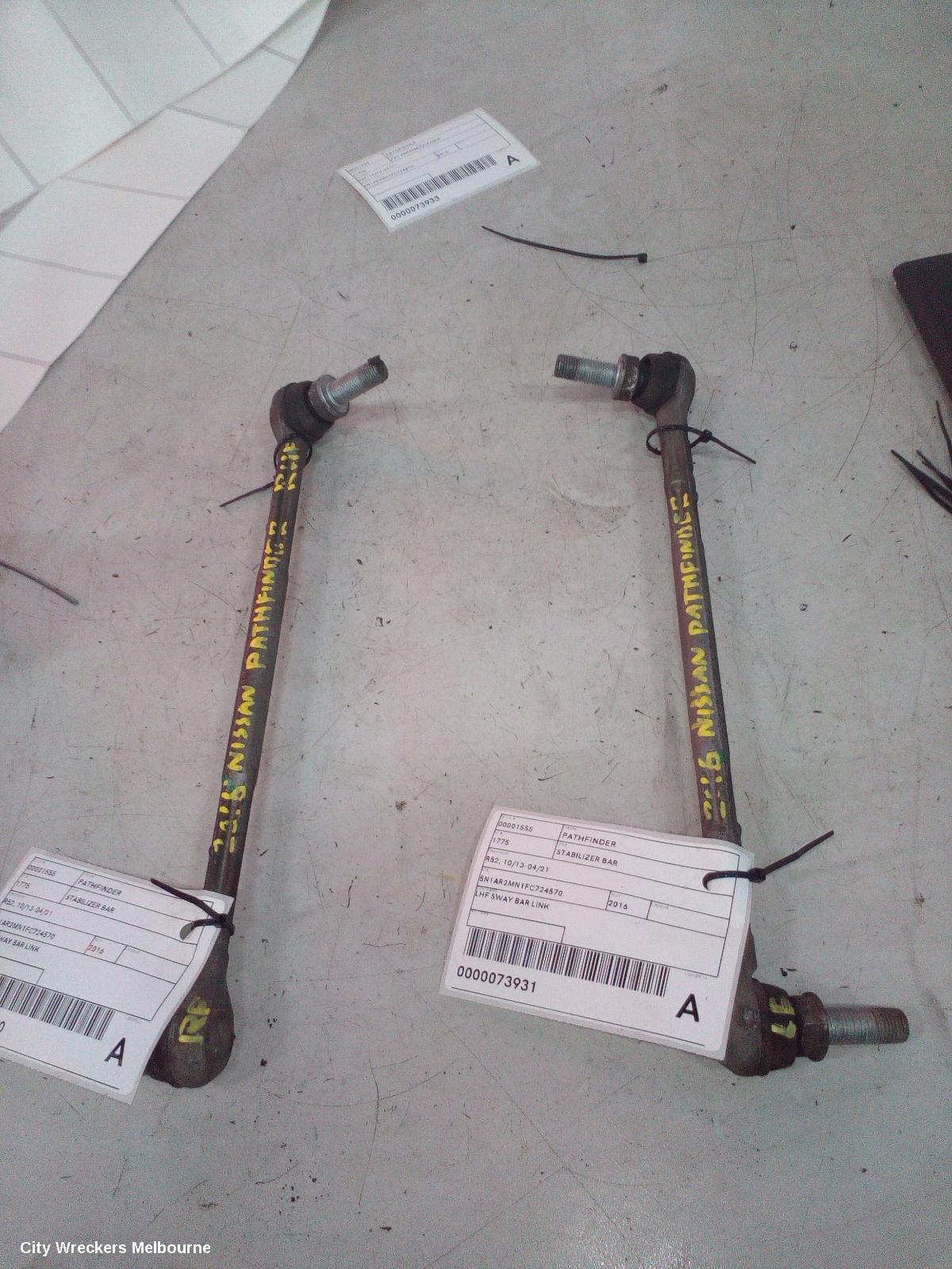 NISSAN PATHFINDER STABILISER BAR, R52, 06/2013 - 04/2021