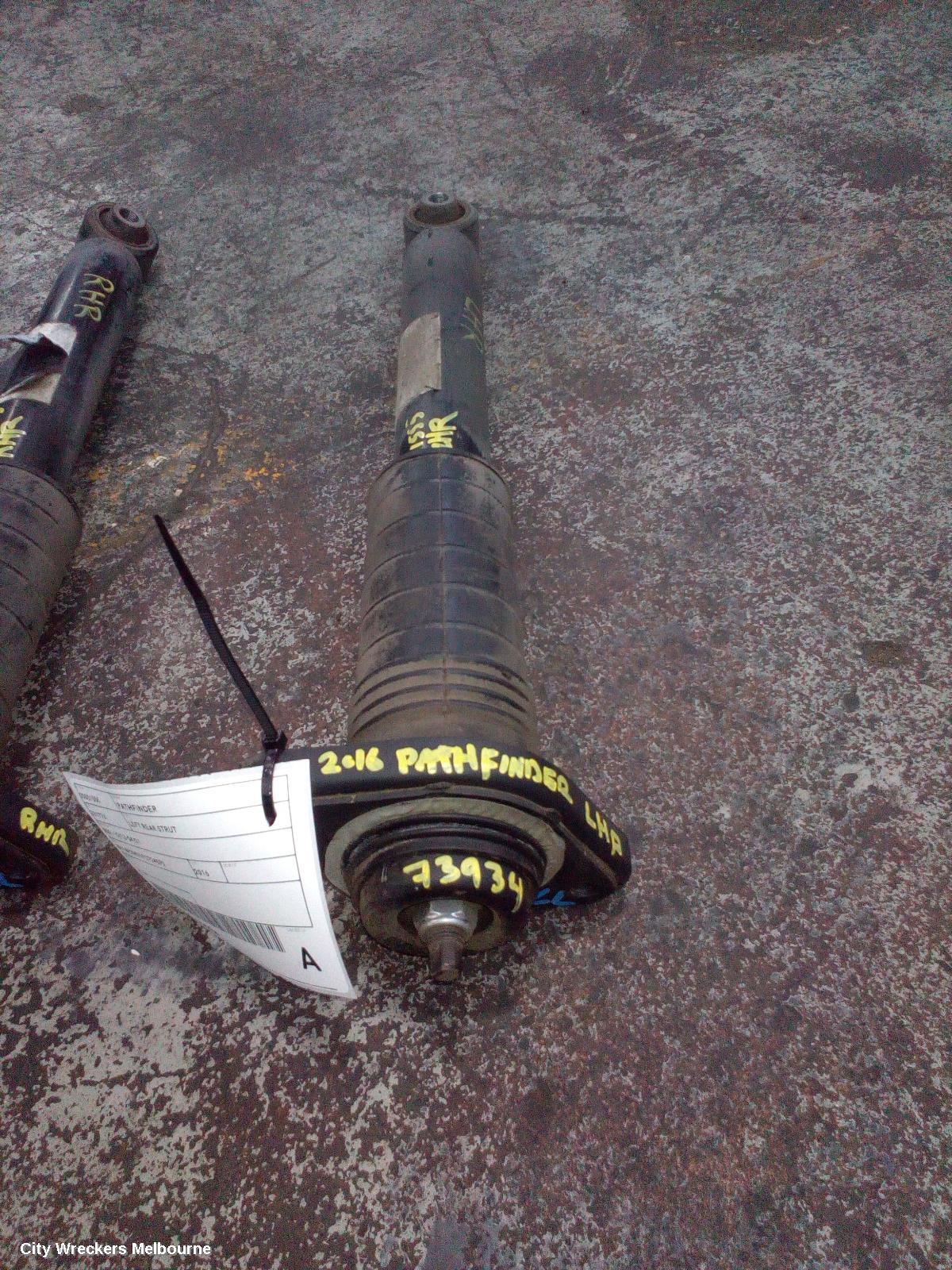 NISSAN PATHFINDER LEFT REAR STRUT, R52, 06/2013 - 04/2021