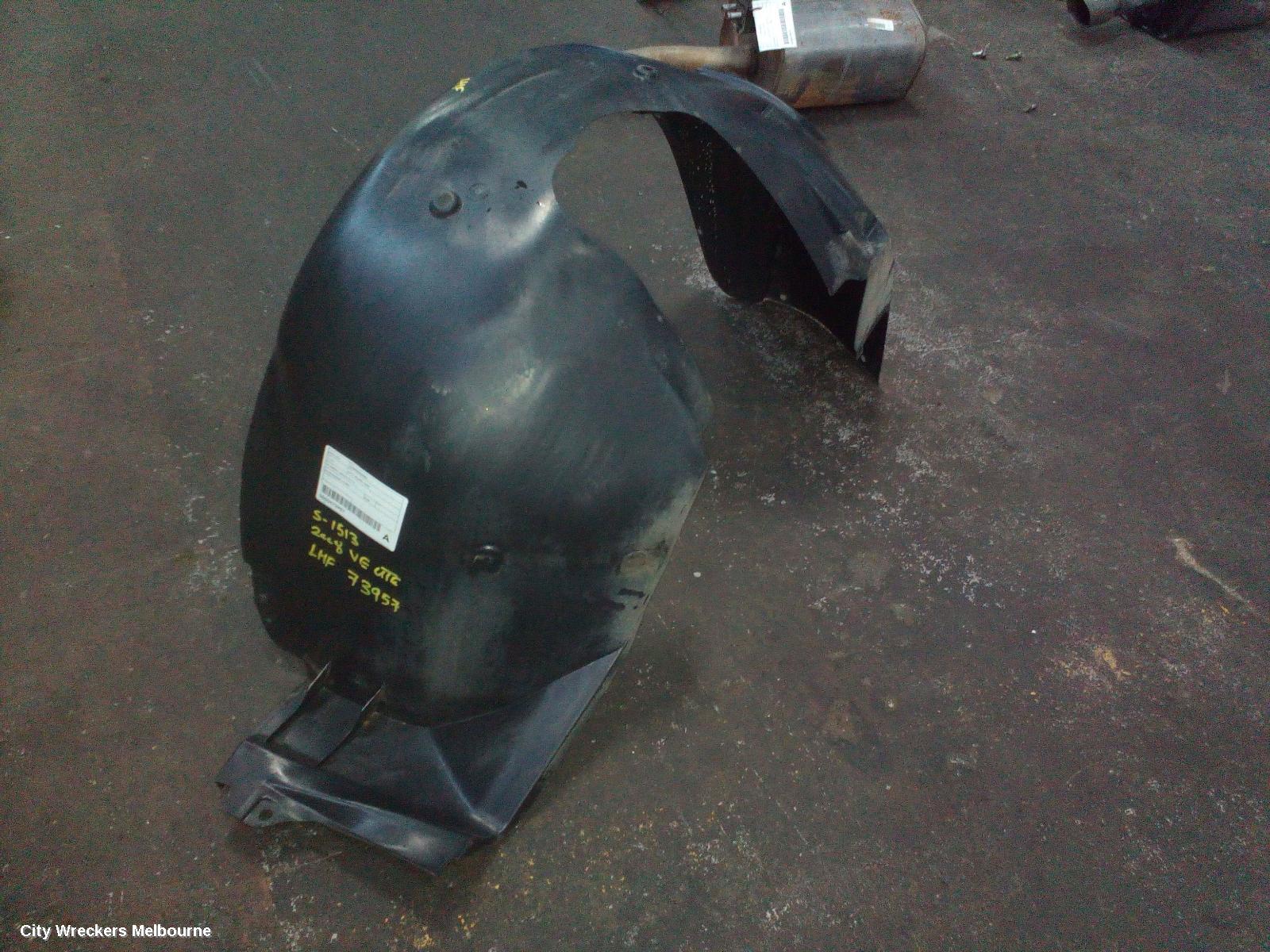 HOLDEN COMMODORE LEFT GUARD LINER, VE, FRONT, 08/2006 - 04/2013