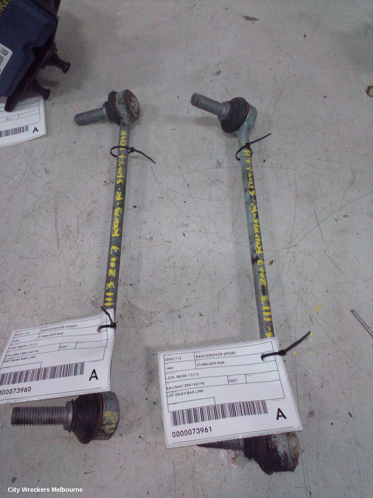 LAND ROVER RANGEROVER SPORT STABILISER BAR, L320, 08/2005 - 12/2013
