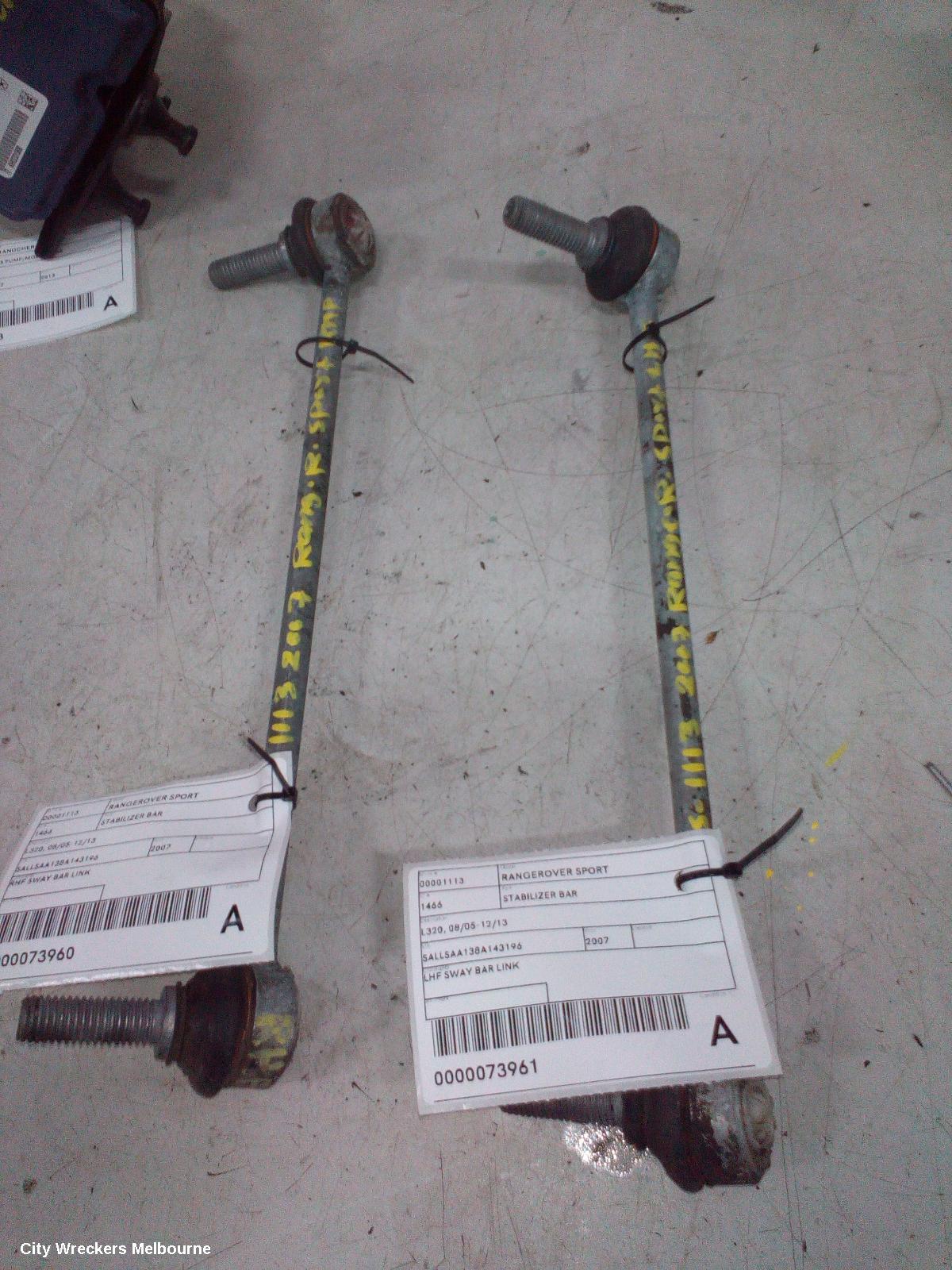 LAND ROVER RANGEROVER SPORT STABILISER BAR, L320, 08/2005 - 12/2013