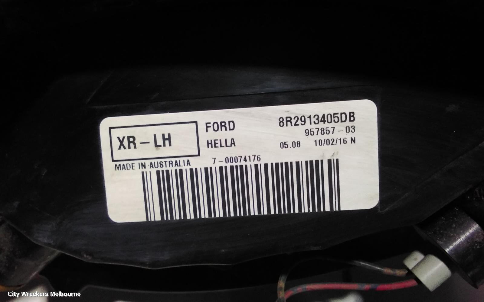 FORD FALCON LEFT TAILLIGHT, FG MKI-MKII, SEDAN, XR6 50TH/G6, 05/2008 - 10/2014