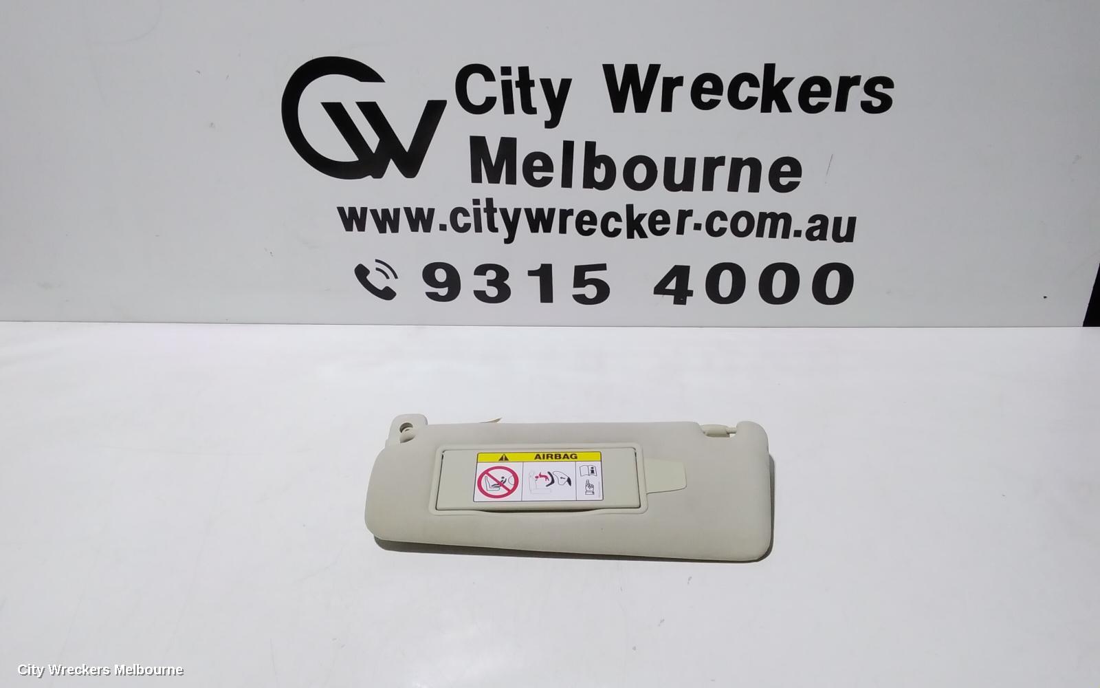LAND ROVER RANGEROVER EVOQUE SUNVISOR, L538, LH SIDE, 11/2011 - 01/2019