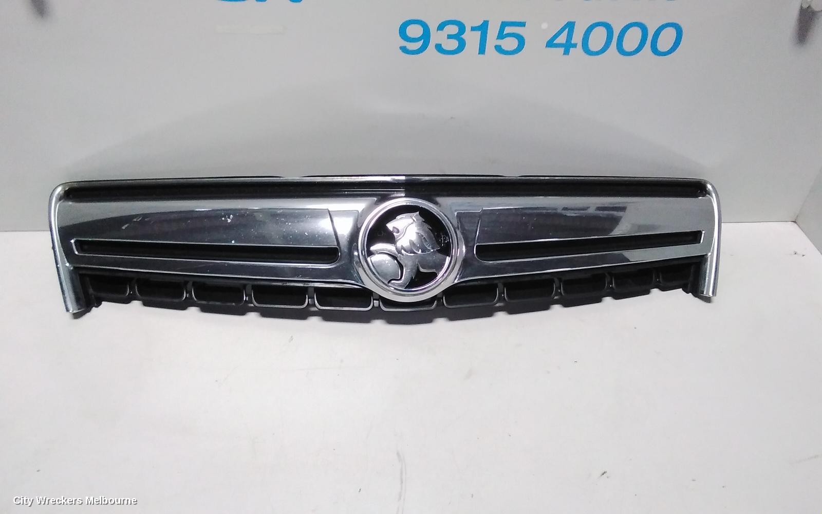 HOLDEN CAPTIVA GRILLE, RADIATOR GRILLE (UPPER), CG, MAXX/CAPTIVA 5 (4TH VIN = D), 09/2006 - 02/2011