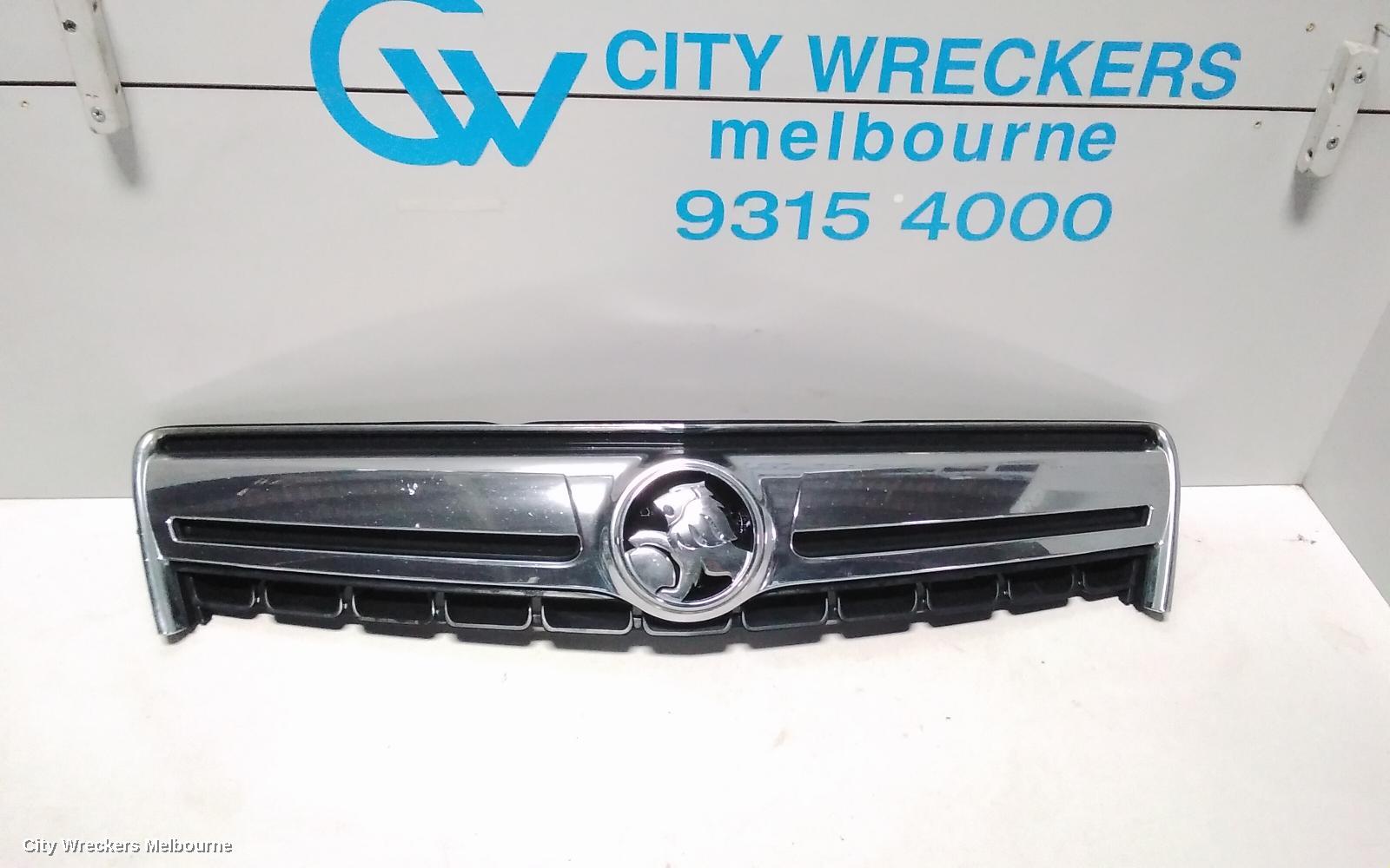 HOLDEN CAPTIVA GRILLE, RADIATOR GRILLE (UPPER), CG, MAXX/CAPTIVA 5 (4TH VIN = D), 09/2006 - 02/2011
