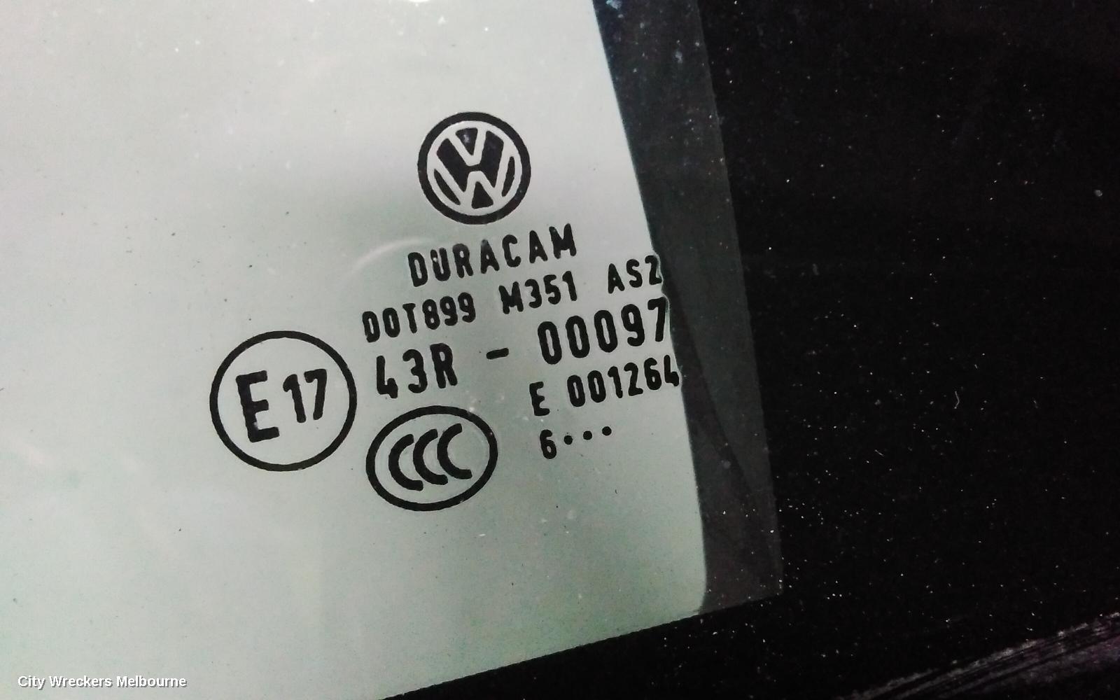 VOLKSWAGEN TIGUAN LEFT REAR 1/4 DOOR GLASS, 5NA, 06/2016 - 02/2024