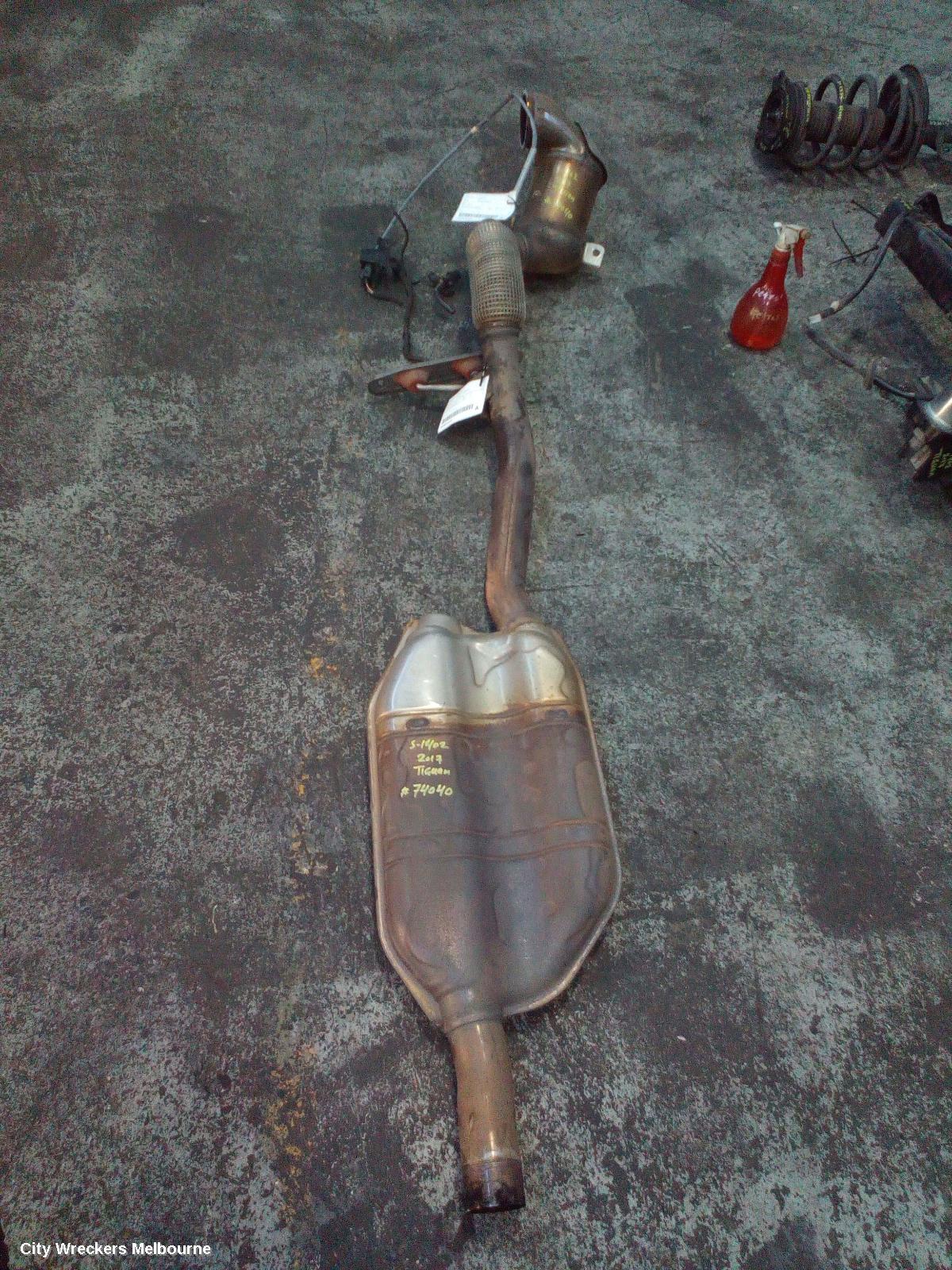 VOLKSWAGEN TIGUAN CATALYTIC CONVERTER, DOWNPIPE-CAT TYPE, 2.0, PETROL, CZPA CODE, 5NA, 06/2016 ONWARDS