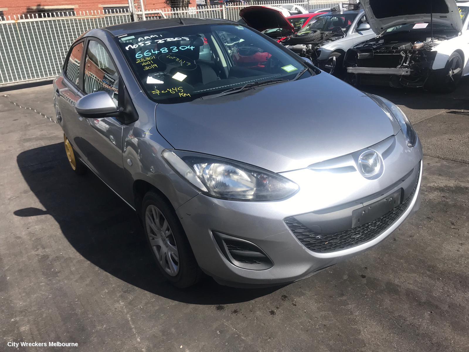 MAZDA 2 LEFT DRIVESHAFT, MANUAL, ABS TYPE, DE SERIES, 09/2007 - 09/2014