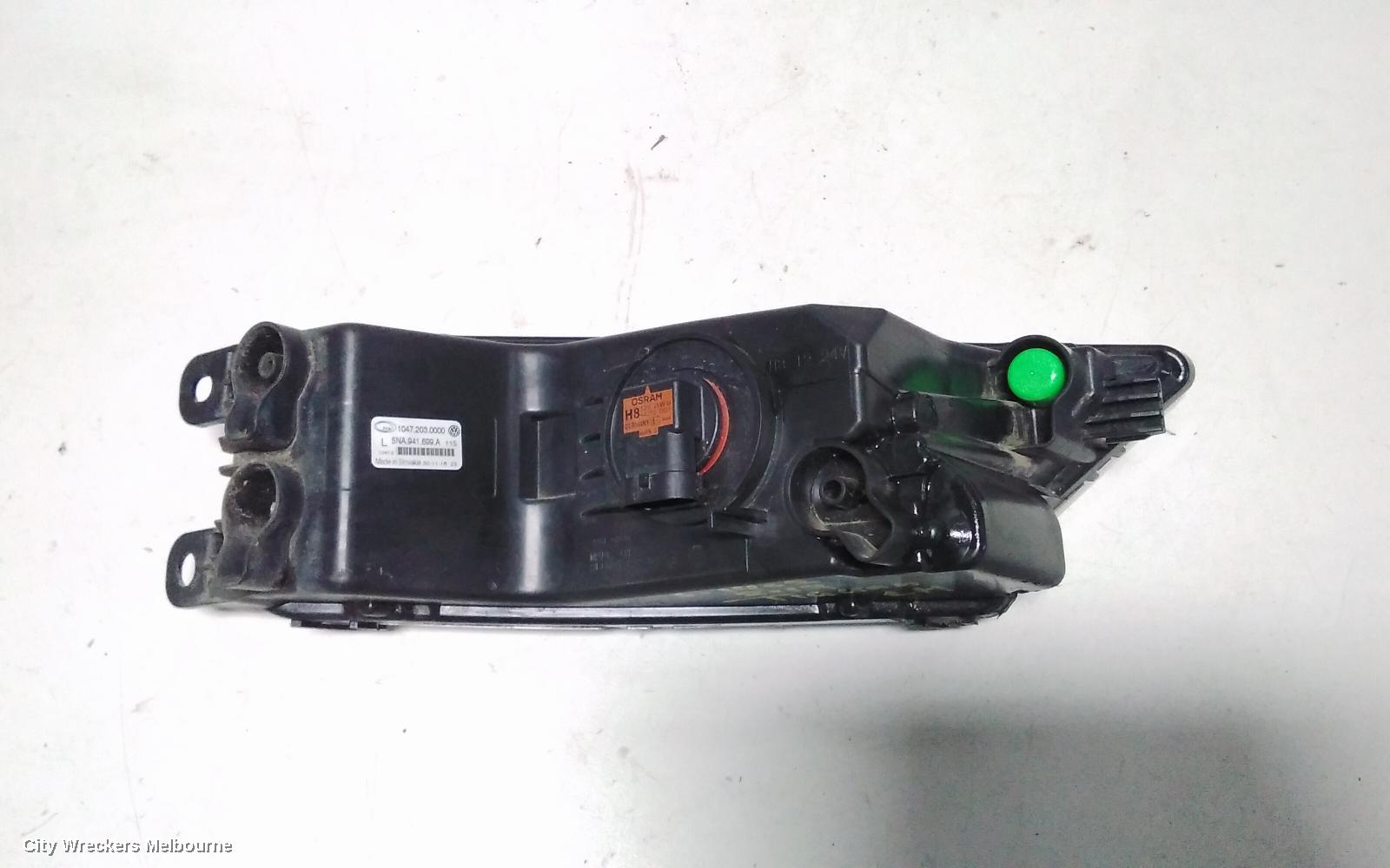 VOLKSWAGEN TIGUAN LEFT INDICATOR/FOG/SIDE, BUMPER FOGLAMP, 5NA, 06/2016 ONWARDS