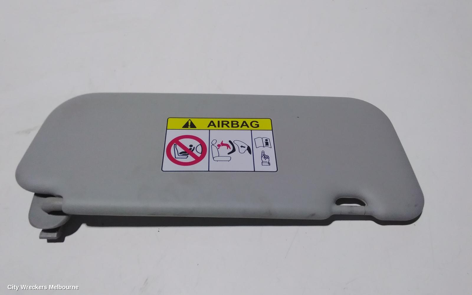 KIA RIO SUNVISOR, YB, LH SIDE, 12/2016 ONWARDS