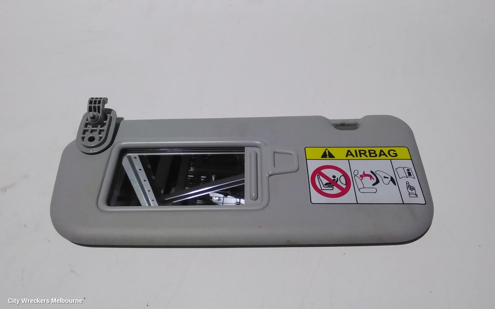 KIA RIO SUNVISOR, YB, LH SIDE, 12/2016 ONWARDS