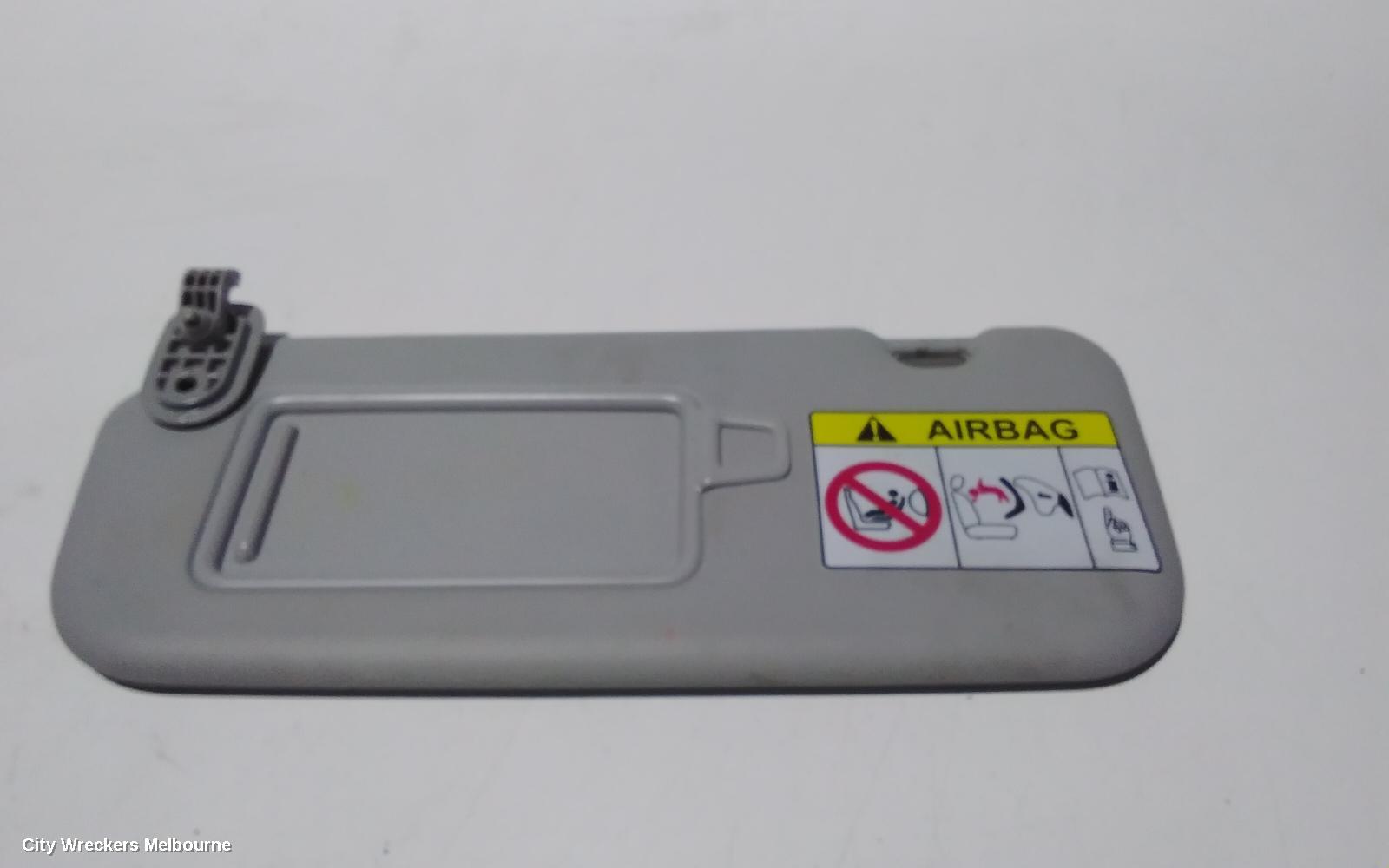 KIA RIO SUNVISOR, YB, LH SIDE, 12/2016 ONWARDS