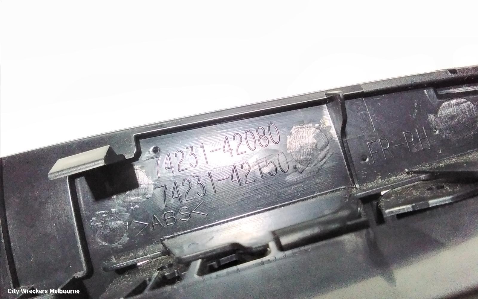 TOYOTA RAV4 PWR DR WIND SWITCH, RH FRONT (MASTER SWITCH), ACA33, 10/2007 - 11/2012