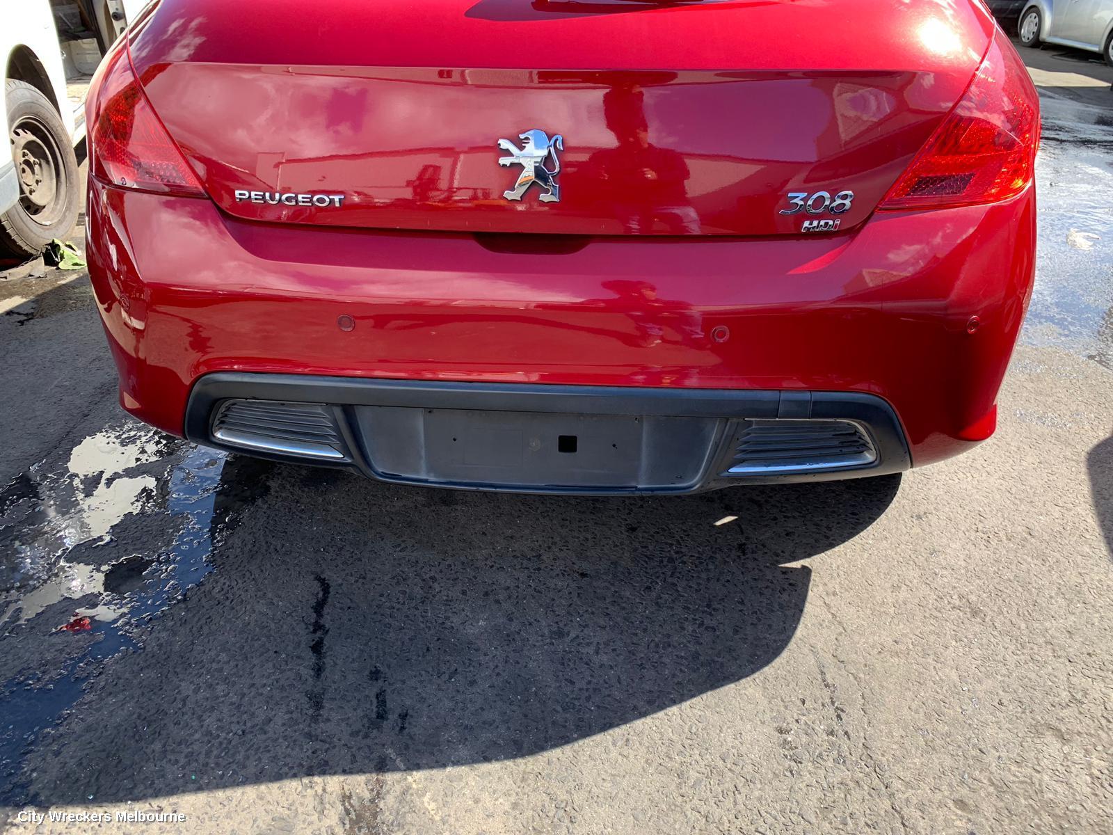 PEUGEOT 308 FRONT BUMPER, T7, NON PARK SENSOR, NON H/LAMP WASHER TYPE, 09/2007 - 07/2011