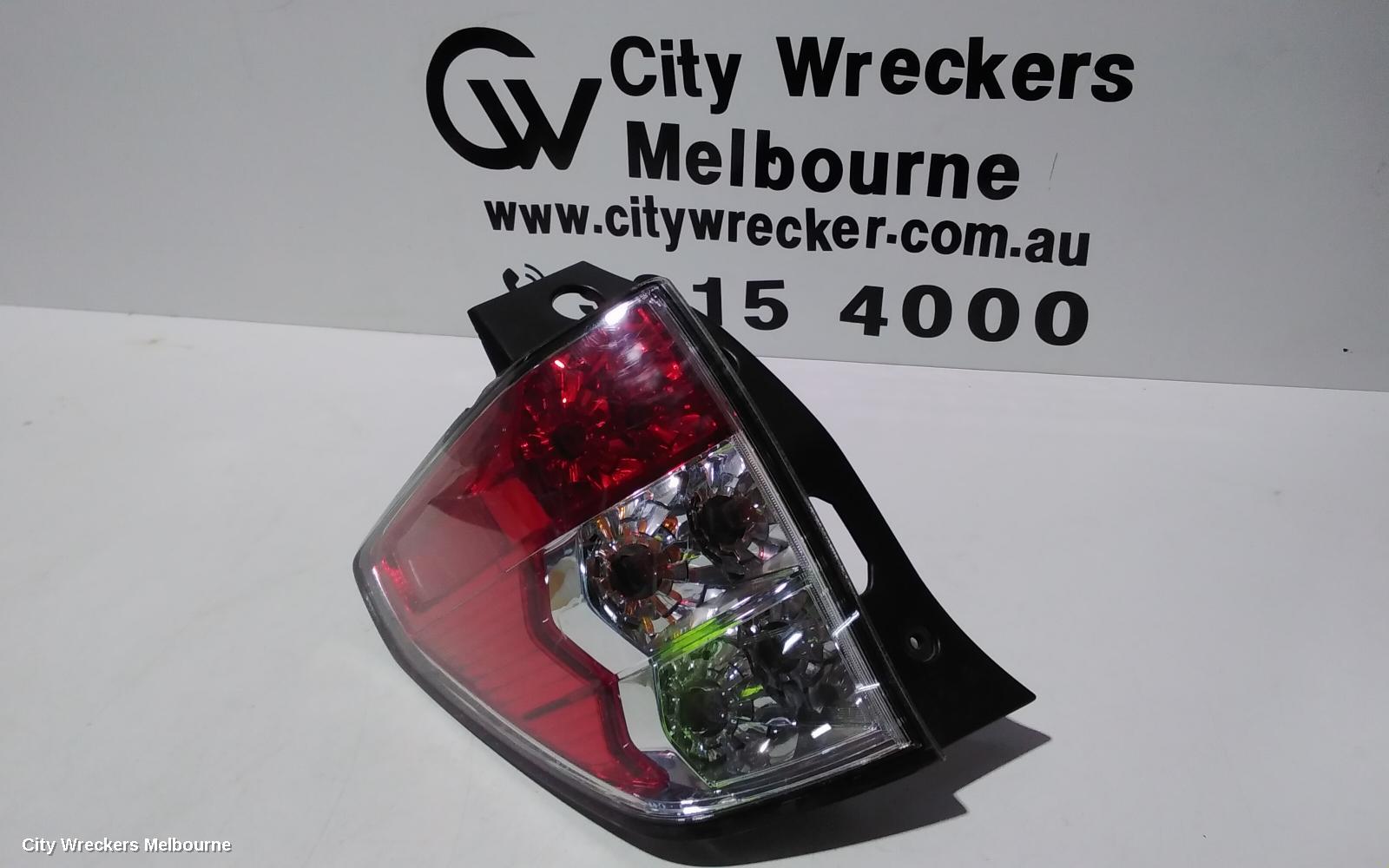 SUBARU FORESTER LEFT TAILLIGHT, IN BODY, 02/2008 - 12/2012