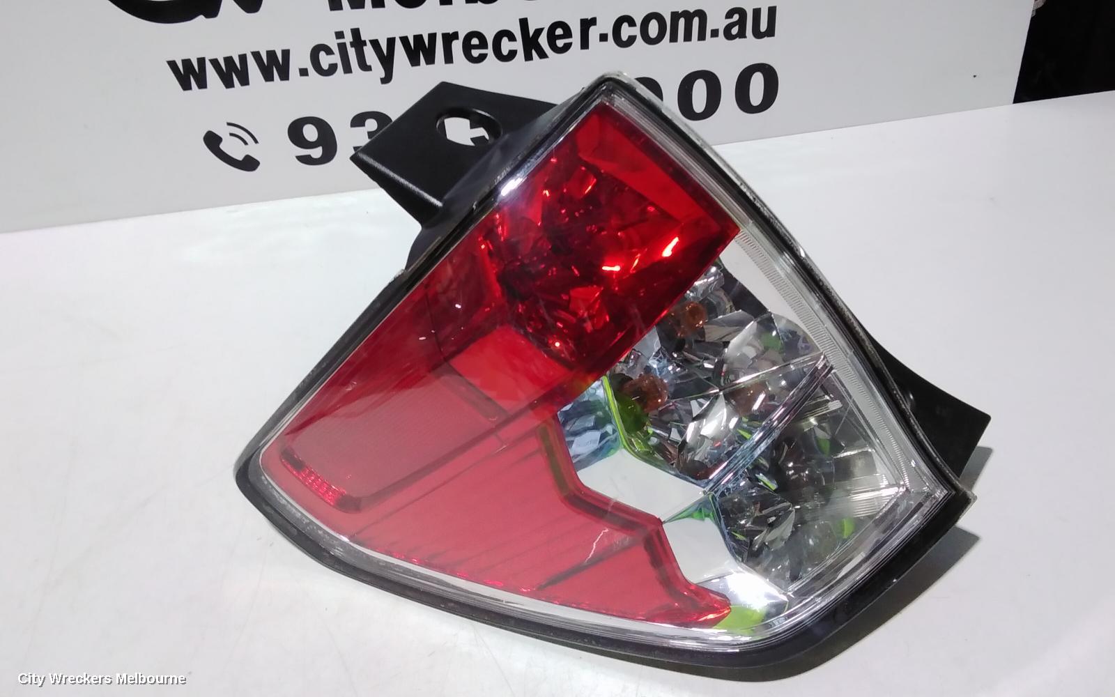 SUBARU FORESTER LEFT TAILLIGHT, IN BODY, 02/2008 - 12/2012