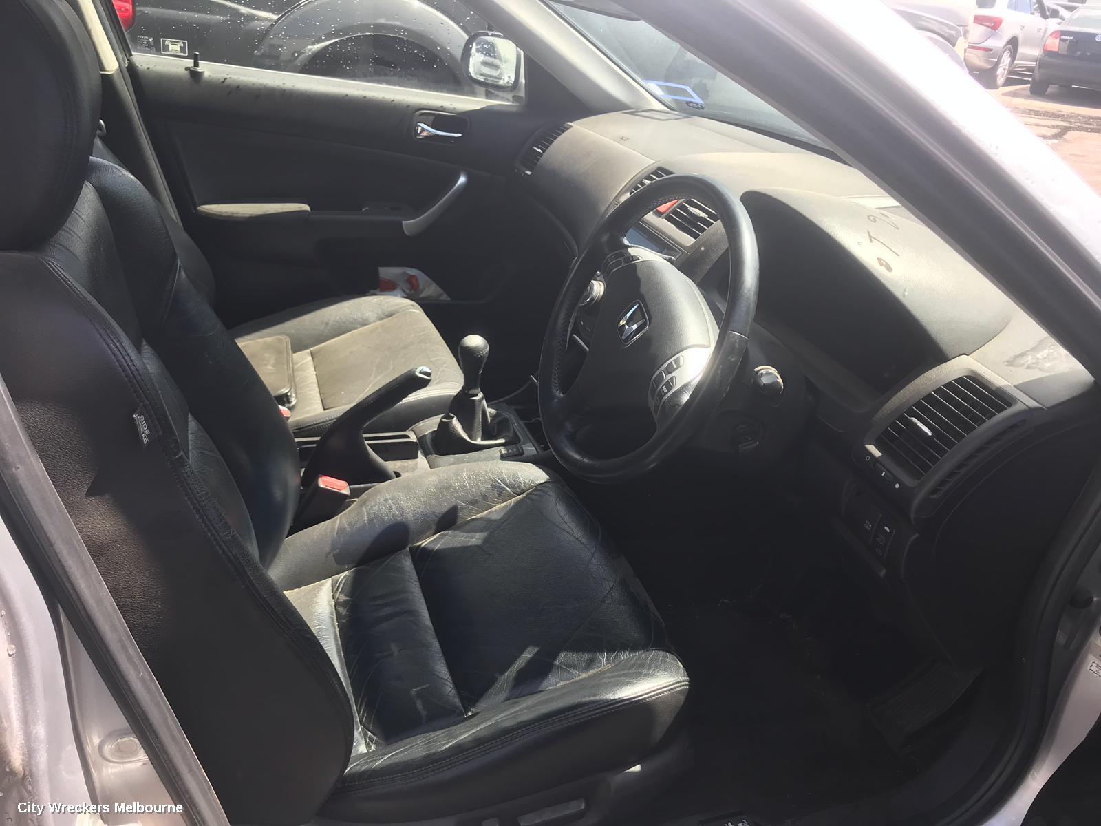 HONDA ACCORD RIGHT REAR DOOR, 7TH GEN, CL/EURO (VIN JHMCL), SEDAN, 06/2003 - 03/2008