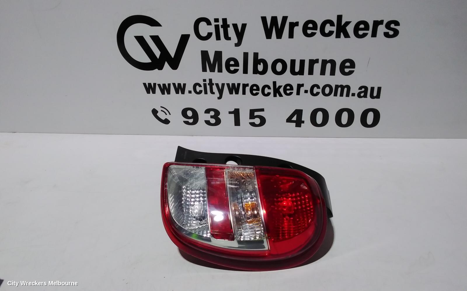 NISSAN MICRA RIGHT TAILLIGHT, K13, 12/2012 - 03/2015