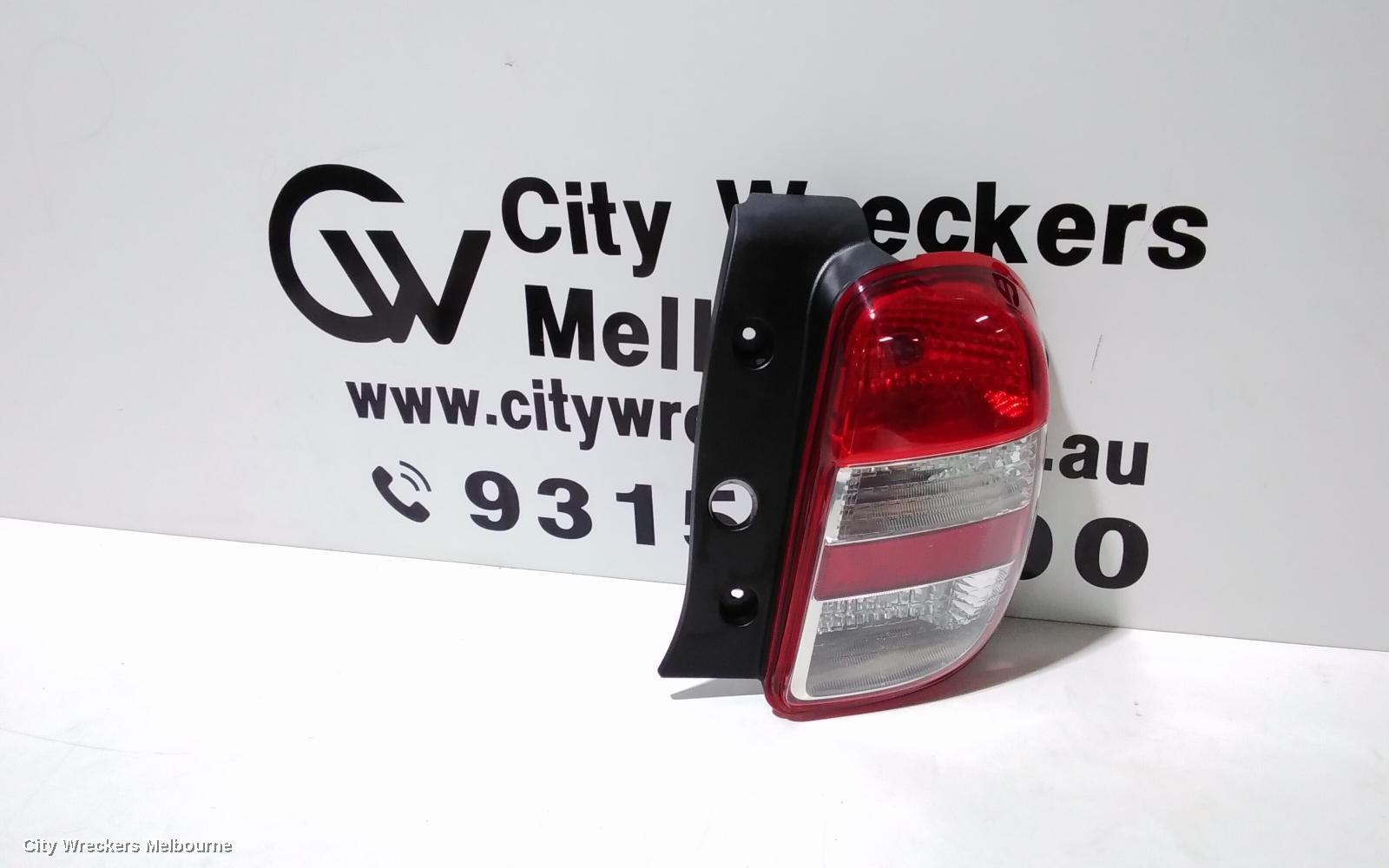 NISSAN MICRA RIGHT TAILLIGHT, K13, 12/2012 - 03/2015