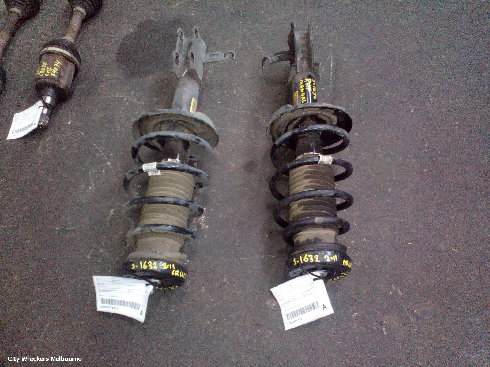HOLDEN CRUZE RIGHT FRONT STRUT, JH, 03/2011 ONWARDS