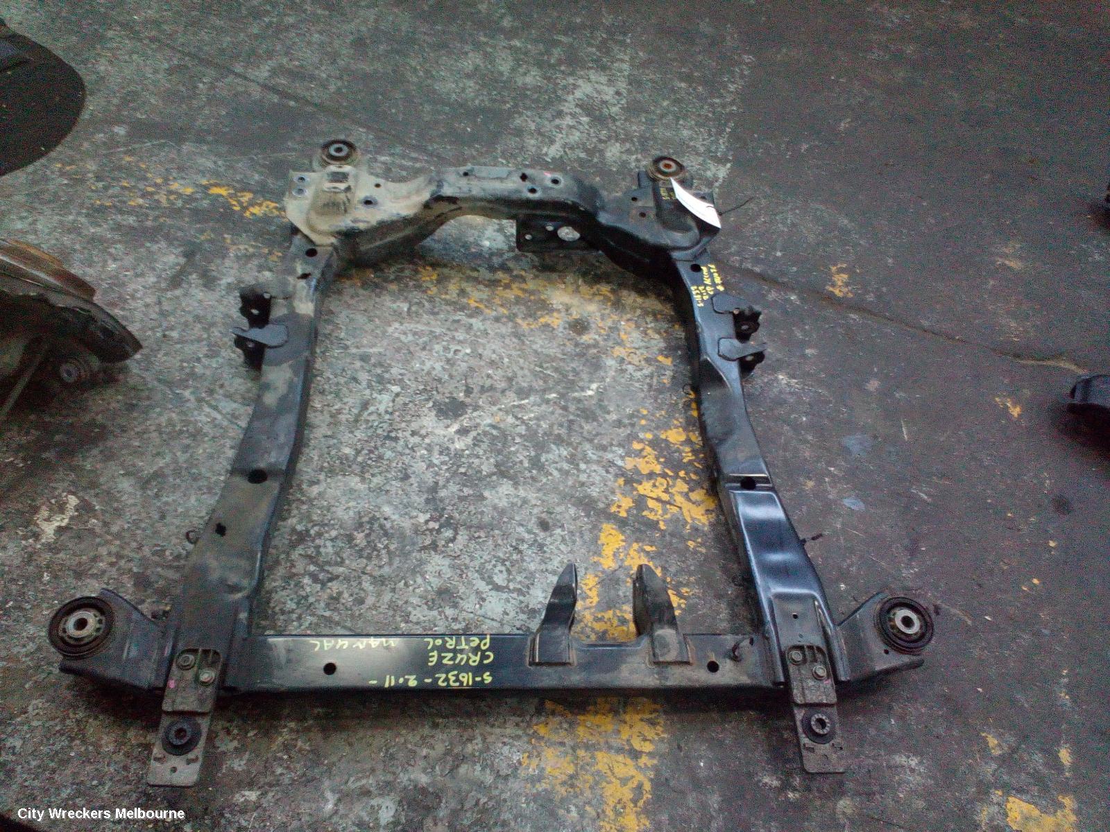 HOLDEN CRUZE FRT XMEMBER/CRADLE, JH, CRADLE, PETROL, 03/2011 - 01/2017