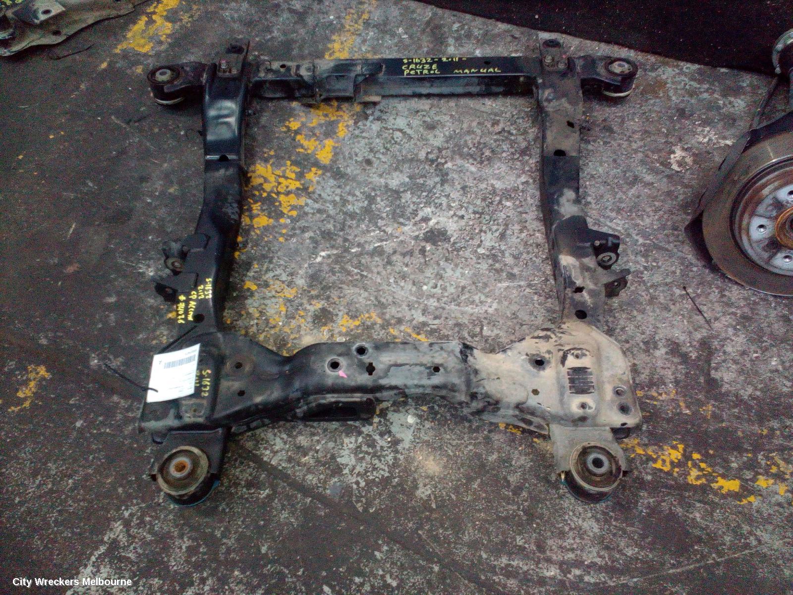 HOLDEN CRUZE FRT XMEMBER/CRADLE, JH, CRADLE, PETROL, 03/2011 - 01/2017