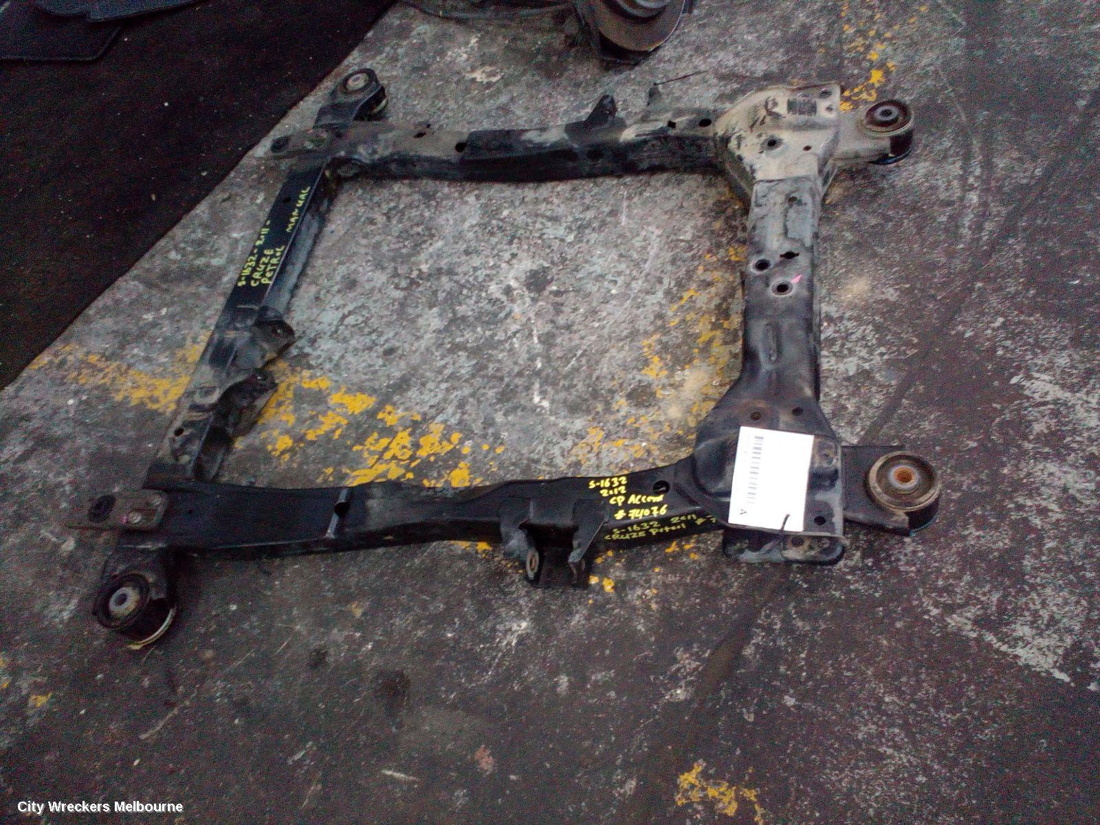 HOLDEN CRUZE FRT XMEMBER/CRADLE, JH, CRADLE, PETROL, 03/2011 - 01/2017