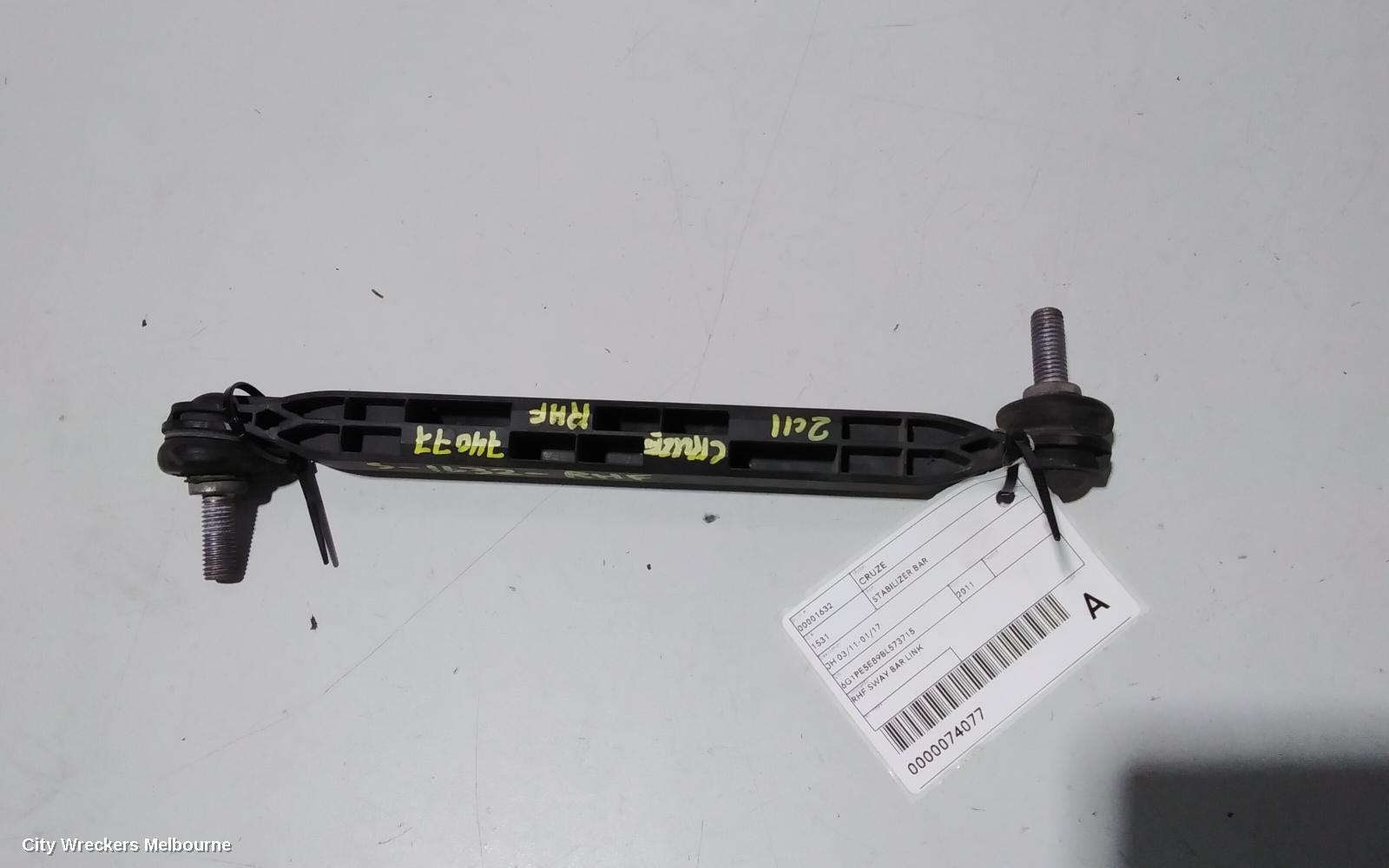 HOLDEN CRUZE STABILISER BAR, JH 03/2011 - 01/2017