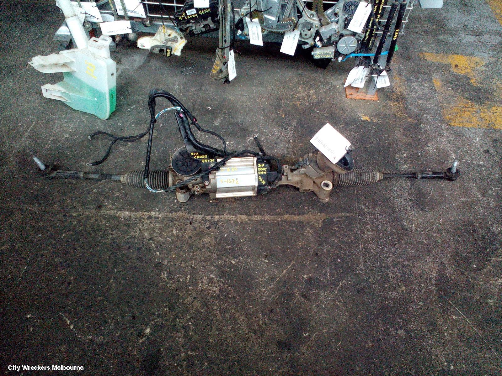 HOLDEN CRUZE STEERING BOX/RACK, JH, ELECTRIC, 03/2011 - 01/2017