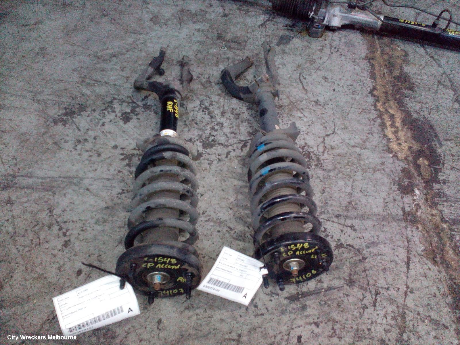 HONDA ACCORD RIGHT FRONT STRUT, 8TH GEN (VIN MRHCP), 3.5, 02/2008 - 04/2013
