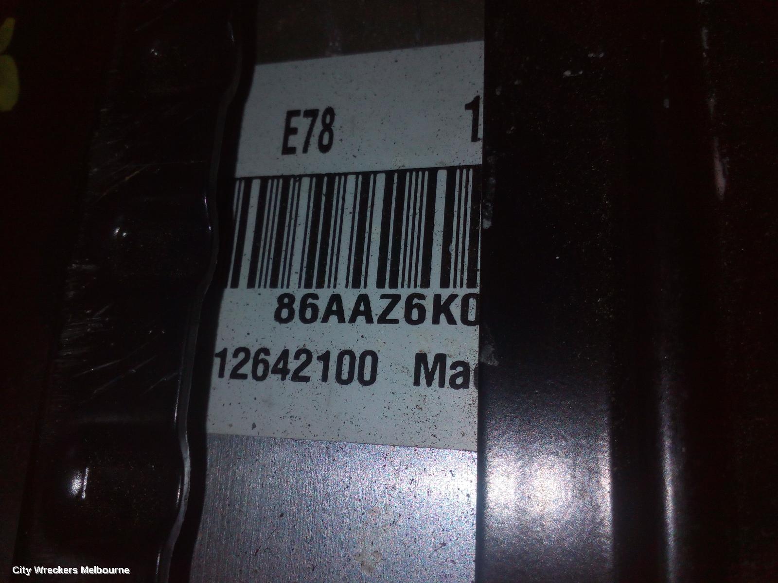 HOLDEN CRUZE ECU, ENGINE ECU, 1.4, PETROL, TURBO, ECU ONLY, JH, 03/2011 - 01/2017