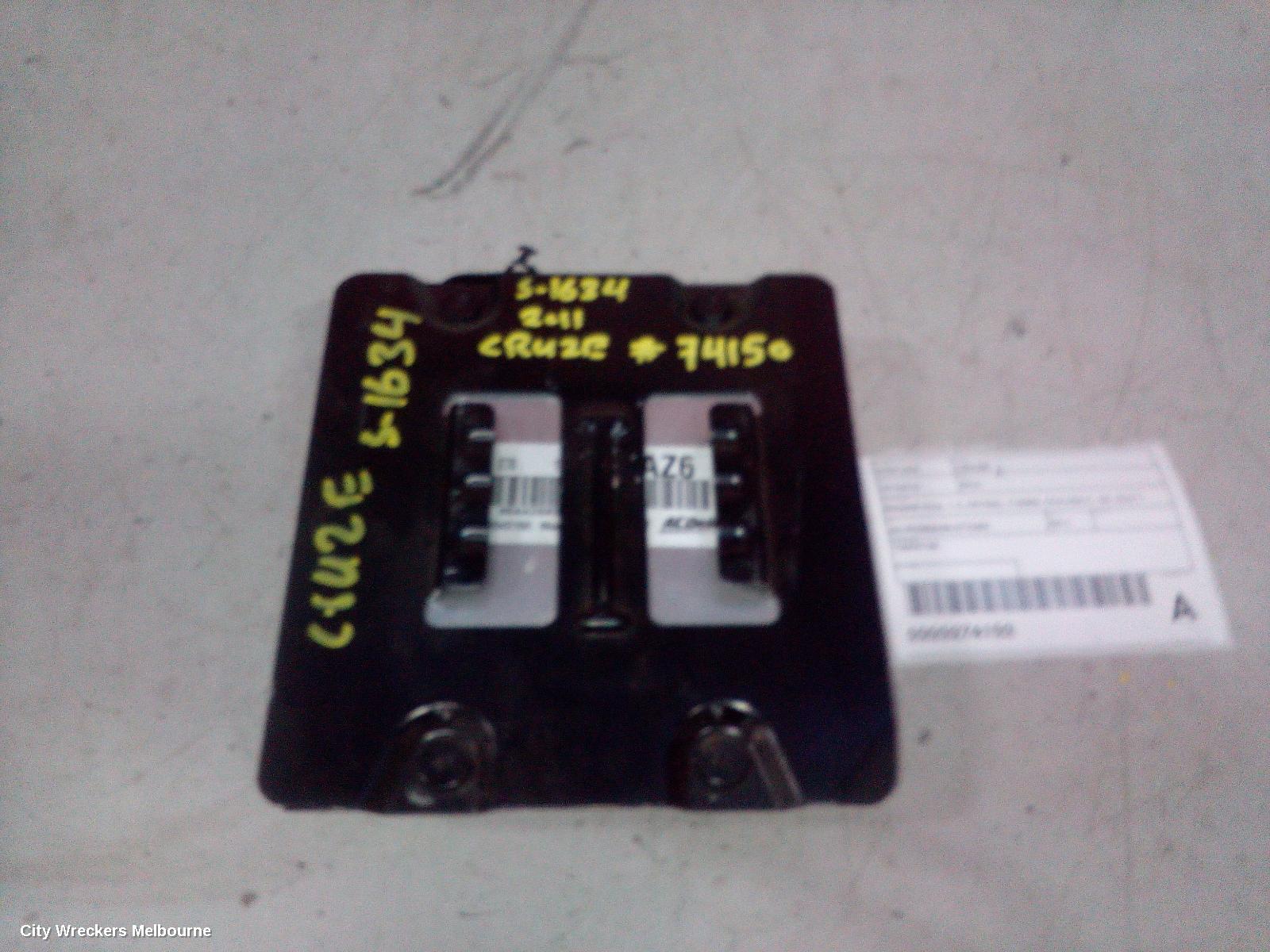 HOLDEN CRUZE ECU, ENGINE ECU, 1.4, PETROL, TURBO, ECU ONLY, JH, 03/2011 - 01/2017