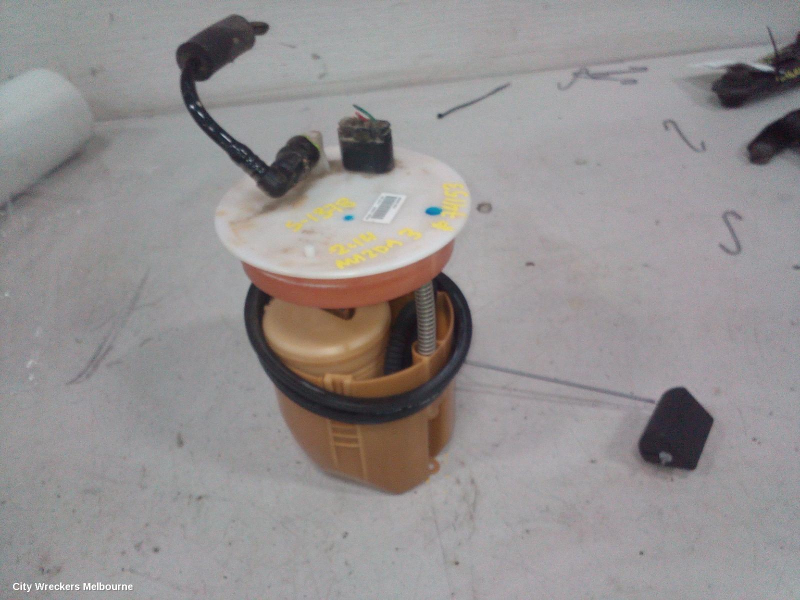 MAZDA 3 FUEL PUMP, PETROL, 2.0, PE, BM-BN, 11/2013 - 02/2019