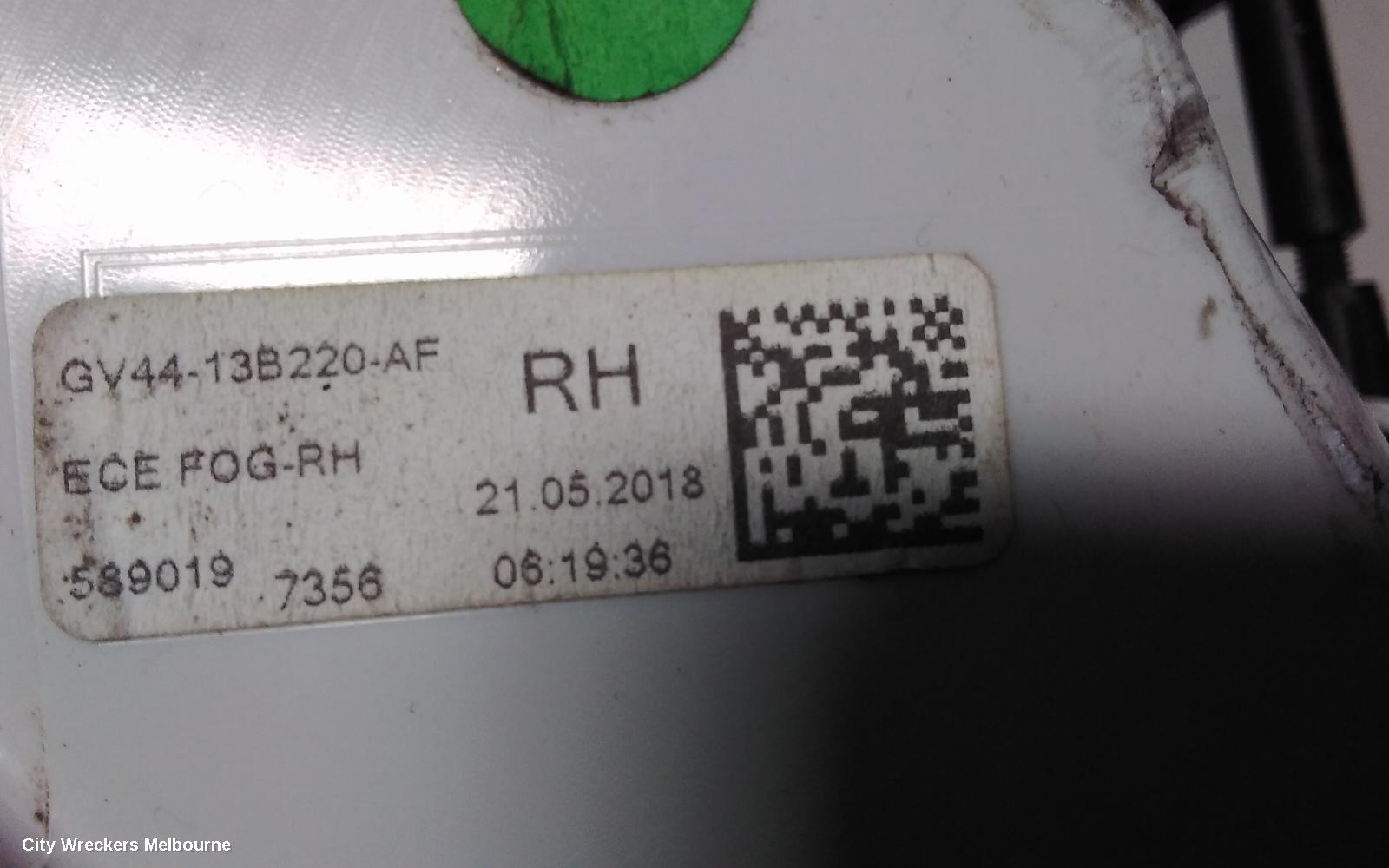 FORD ESCAPE RIGHT INDICATOR/FOG/SIDE, BUMPER FOGLAMP, ZG, 09/2016 - 05/2020